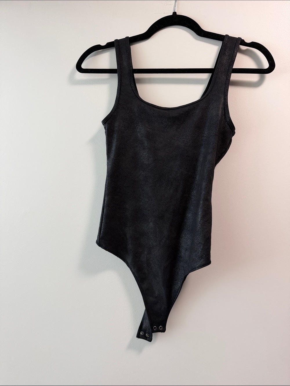 Abercrombie & Fitch Black Scoop Neck Bodysuit